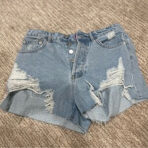 Edikted button fly Jean shorts size M